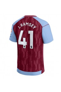 Aston Villa Jacob Ramsey #41 Jalkapallovaatteet Kotipaita 2023-24 Lyhythihainen